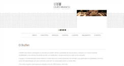 Desktop Screenshot of buffetourobranco.com.br